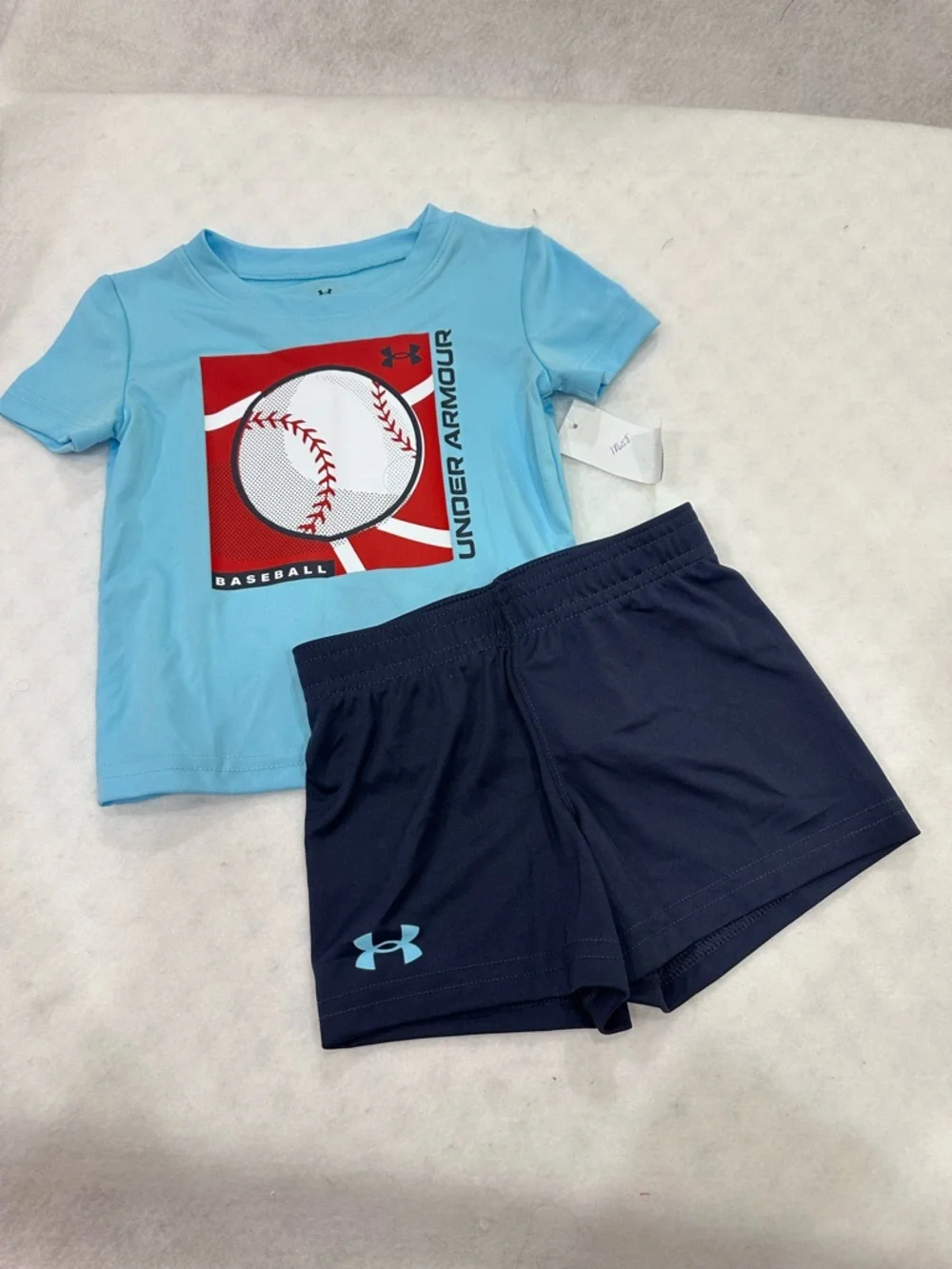 Boy’s Under Armour Baseball Themed Short Set